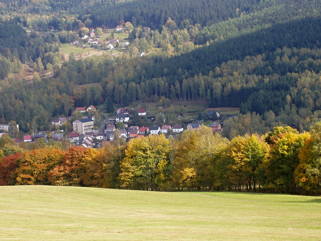 Vycházka z Kraslic do Sněžné - říjen 2012