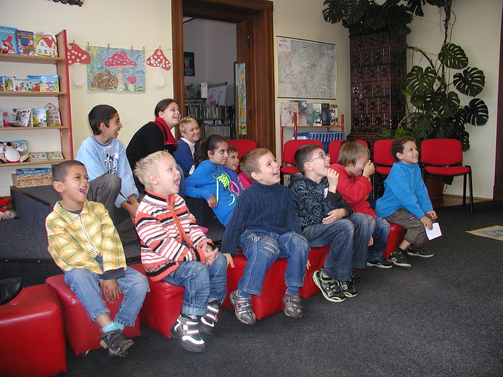 Adolf Dudek v Městské knihovně Kraslice