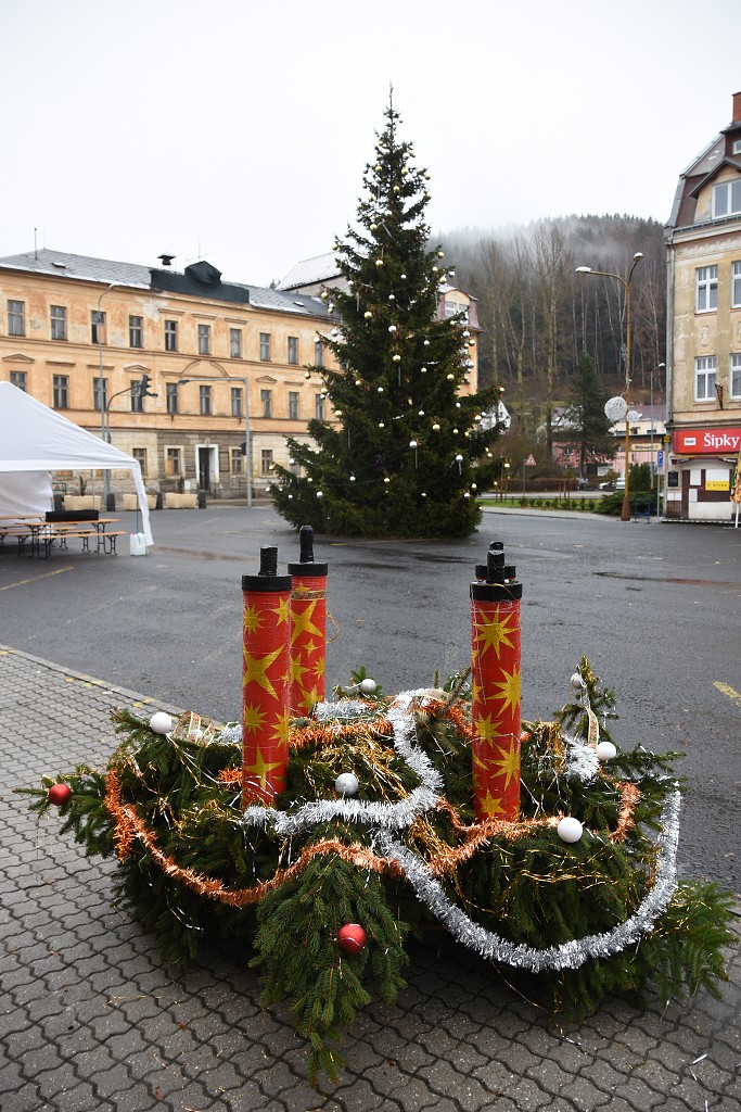 Rosvěcení vánočního stromu