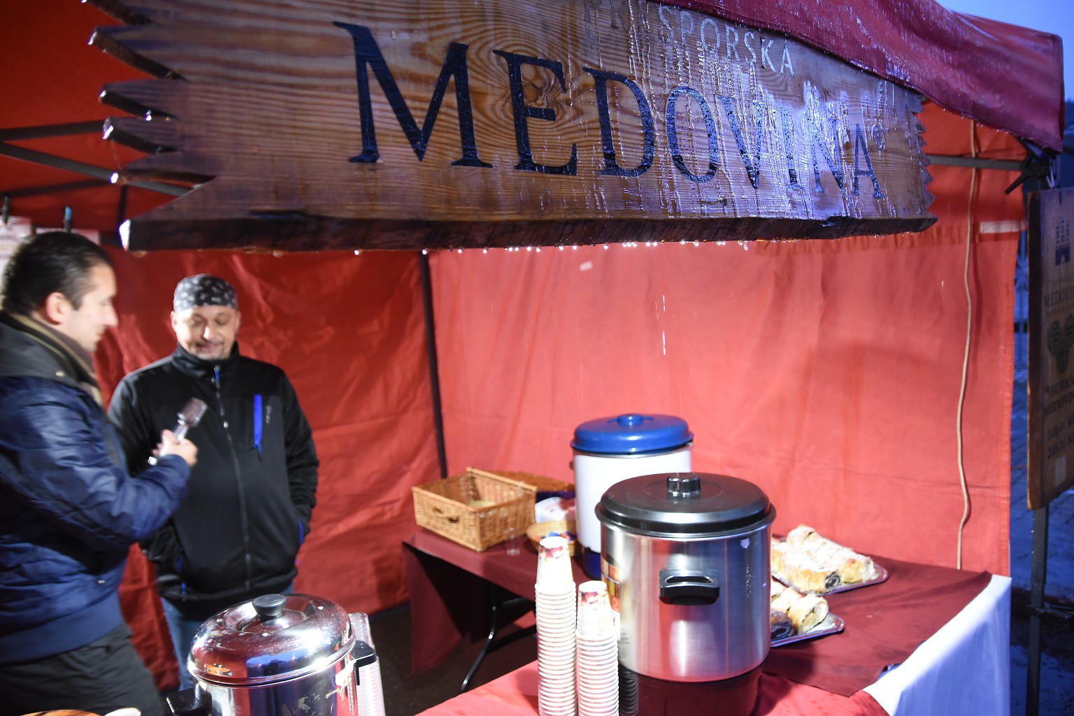 Rosvěcení vánočního stromu