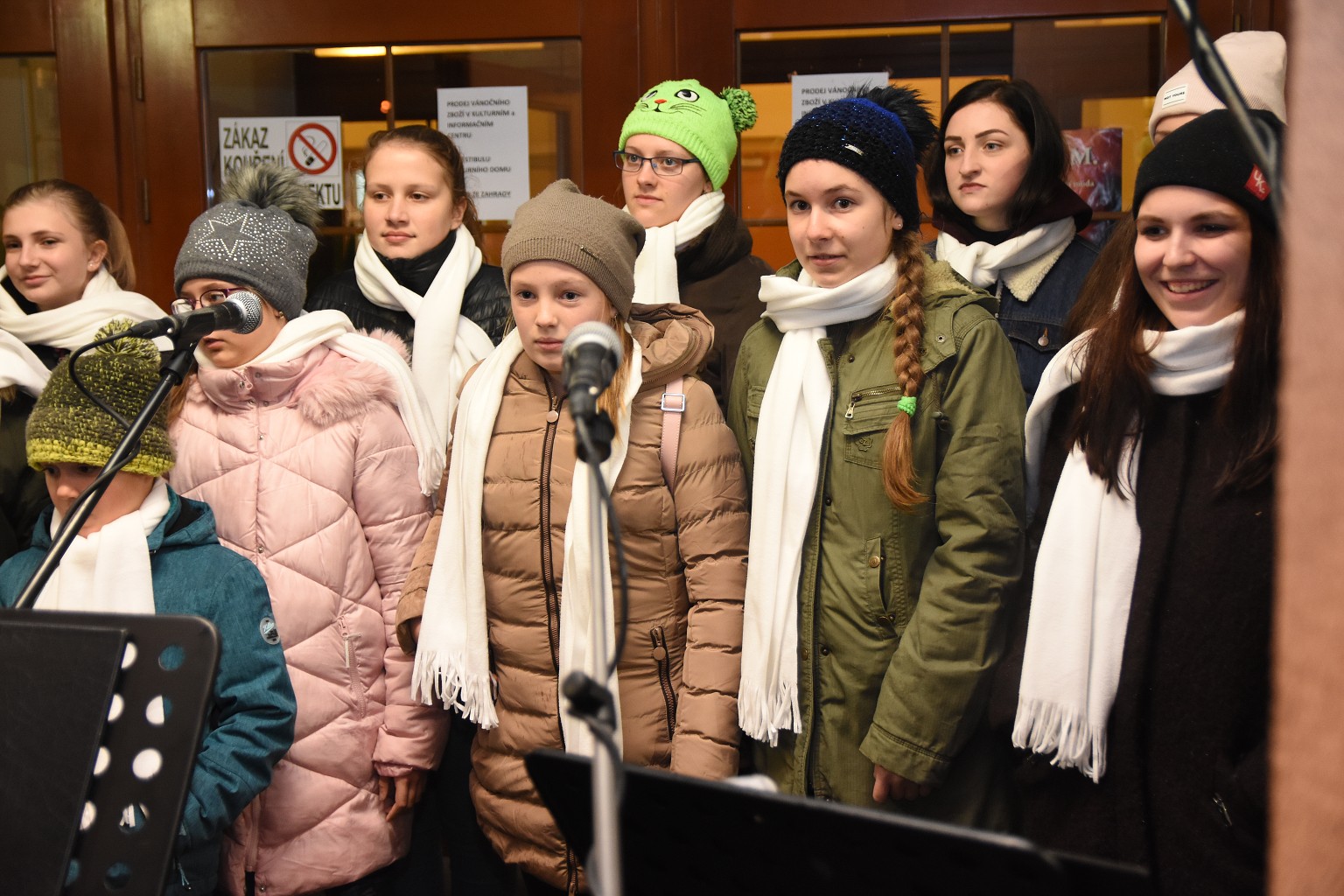 Rosvěcení vánočního stromu