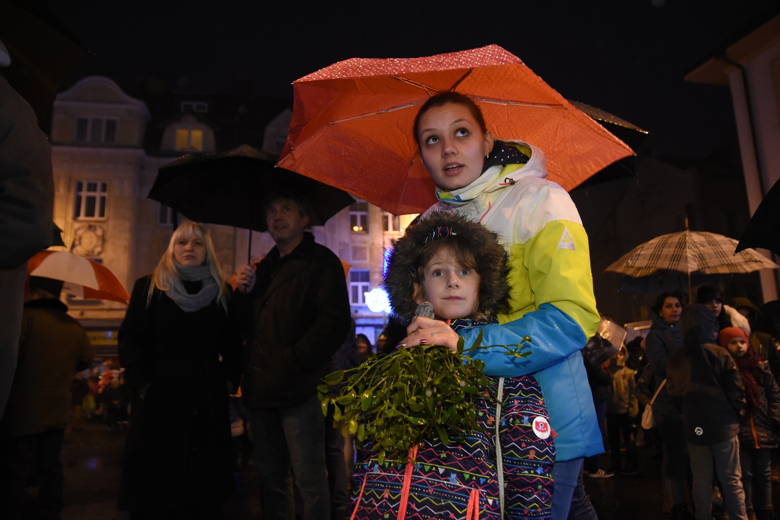 Rosvěcení vánočního stromu