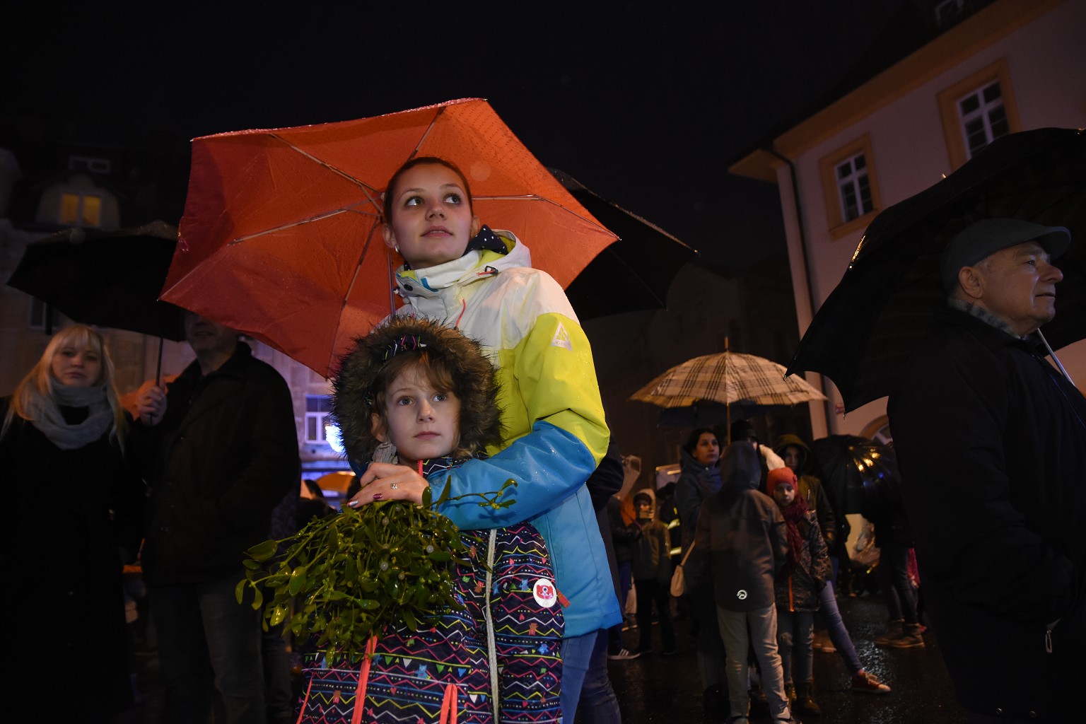 Rosvěcení vánočního stromu