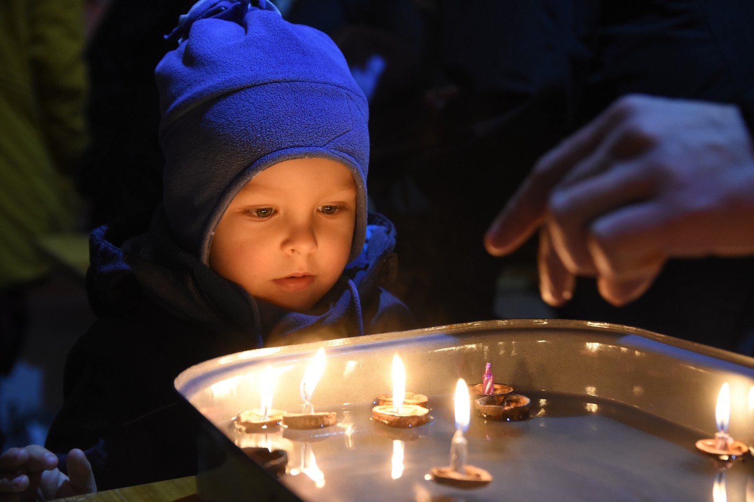 Rosvěcení vánočního stromu