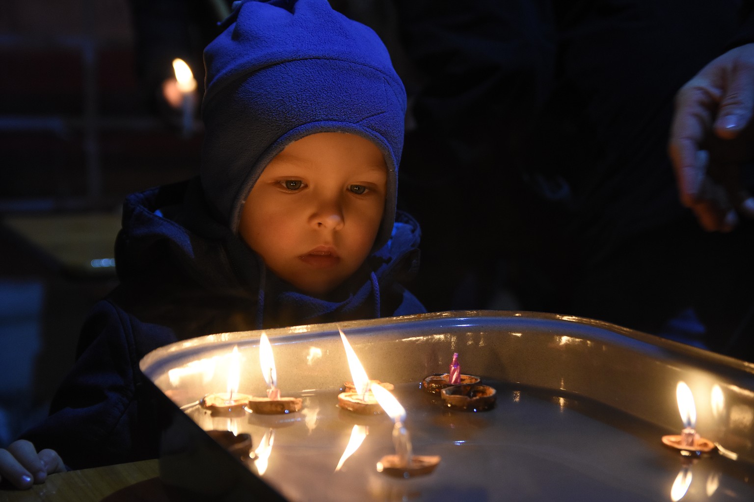 Rosvěcení vánočního stromu