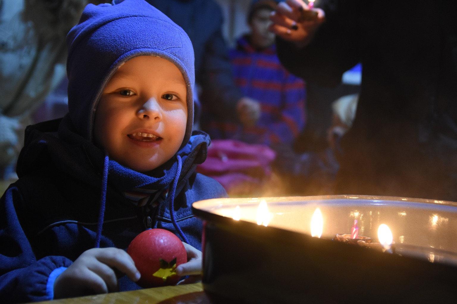 Rosvěcení vánočního stromu