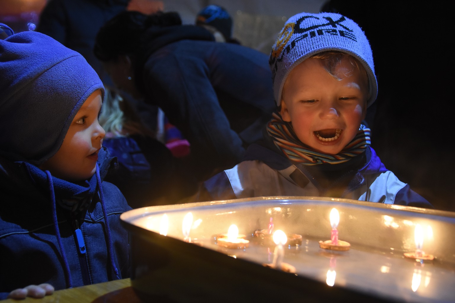 Rosvěcení vánočního stromu