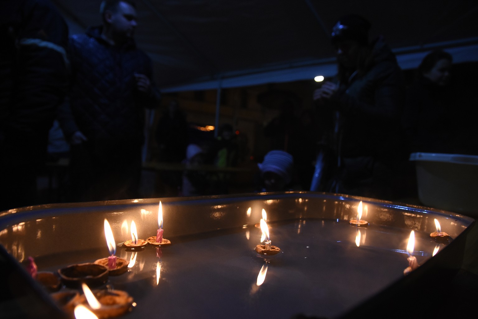 Rosvěcení vánočního stromu