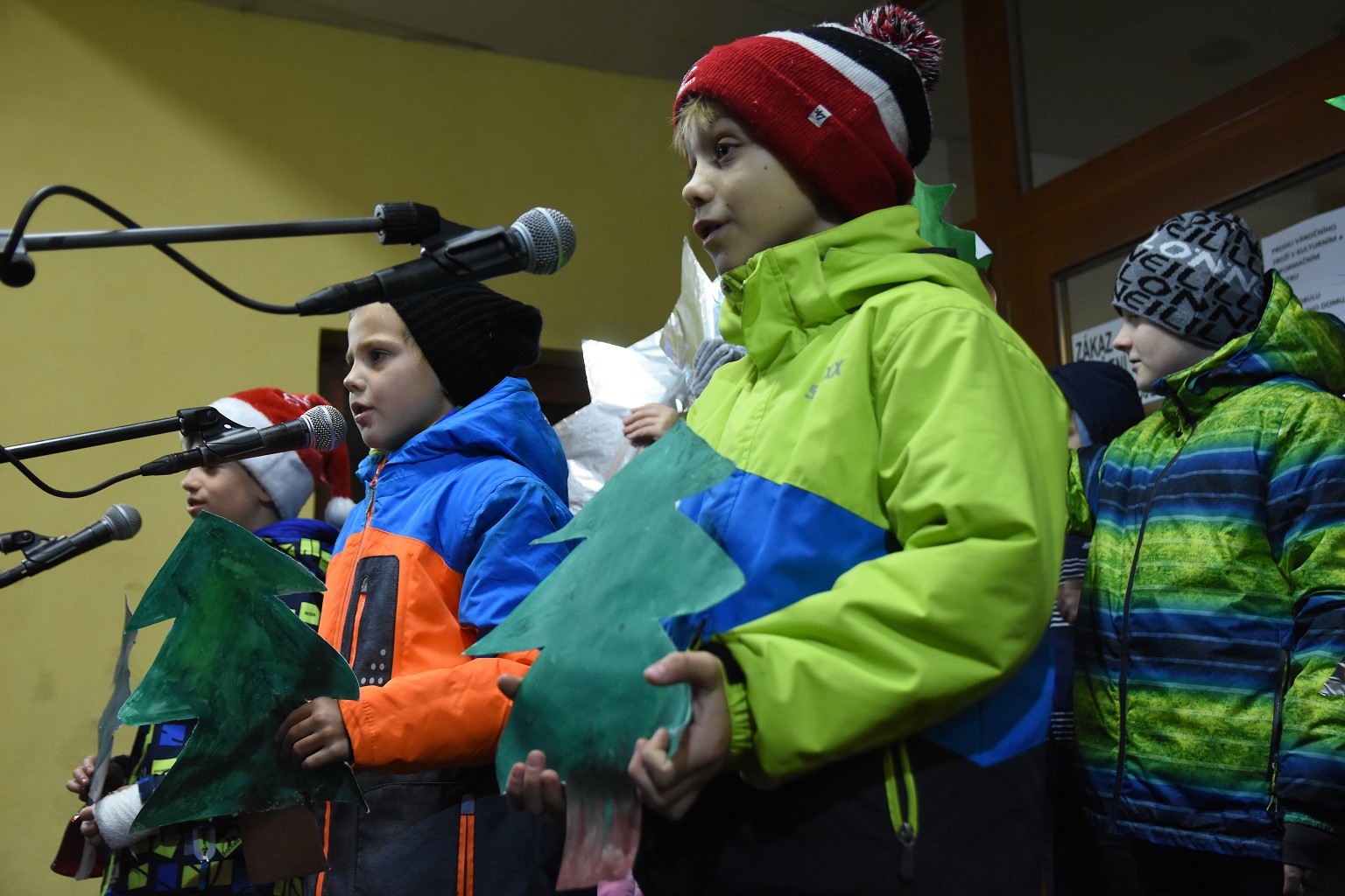 Rosvěcení vánočního stromu