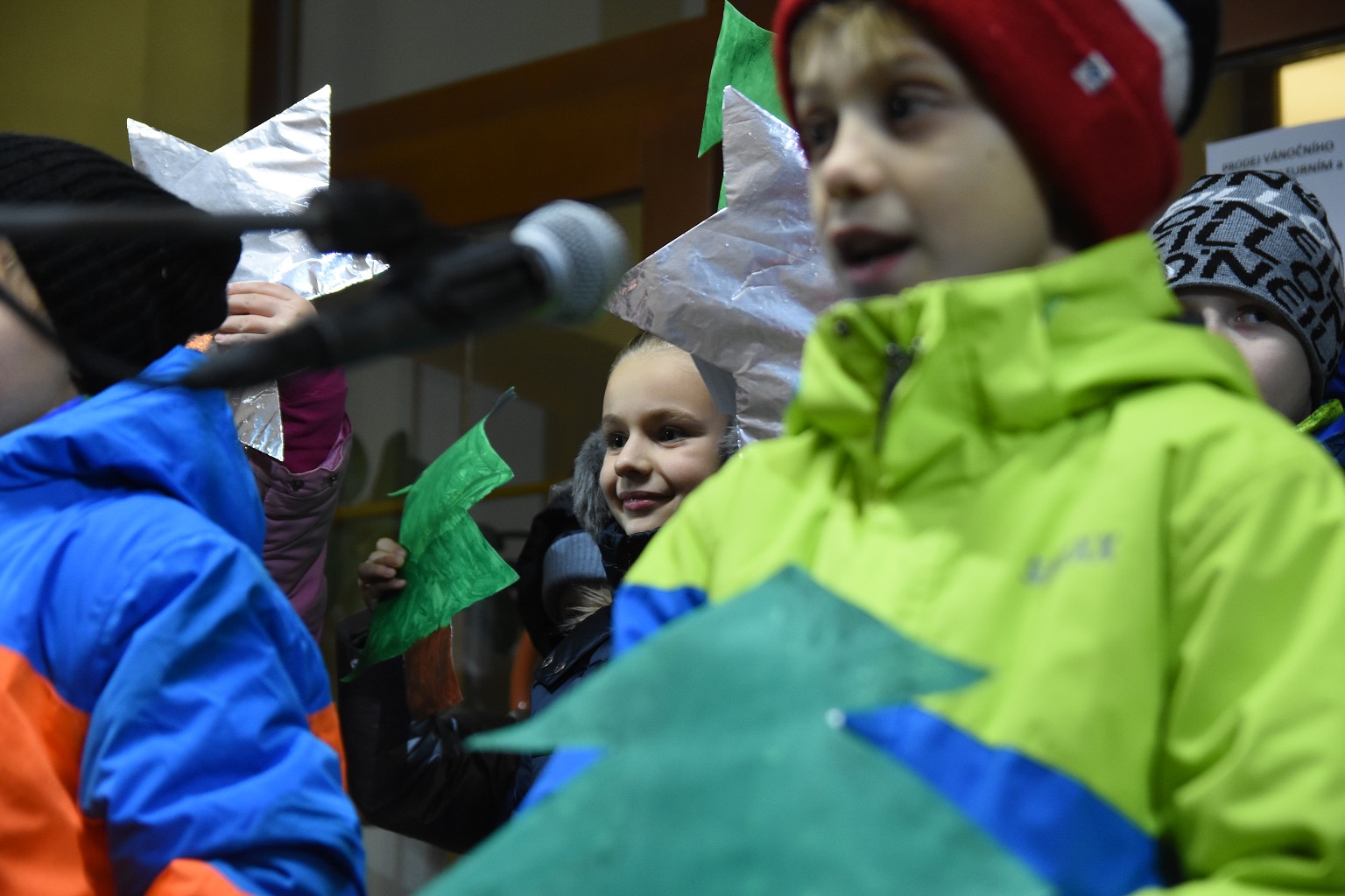 Rosvěcení vánočního stromu