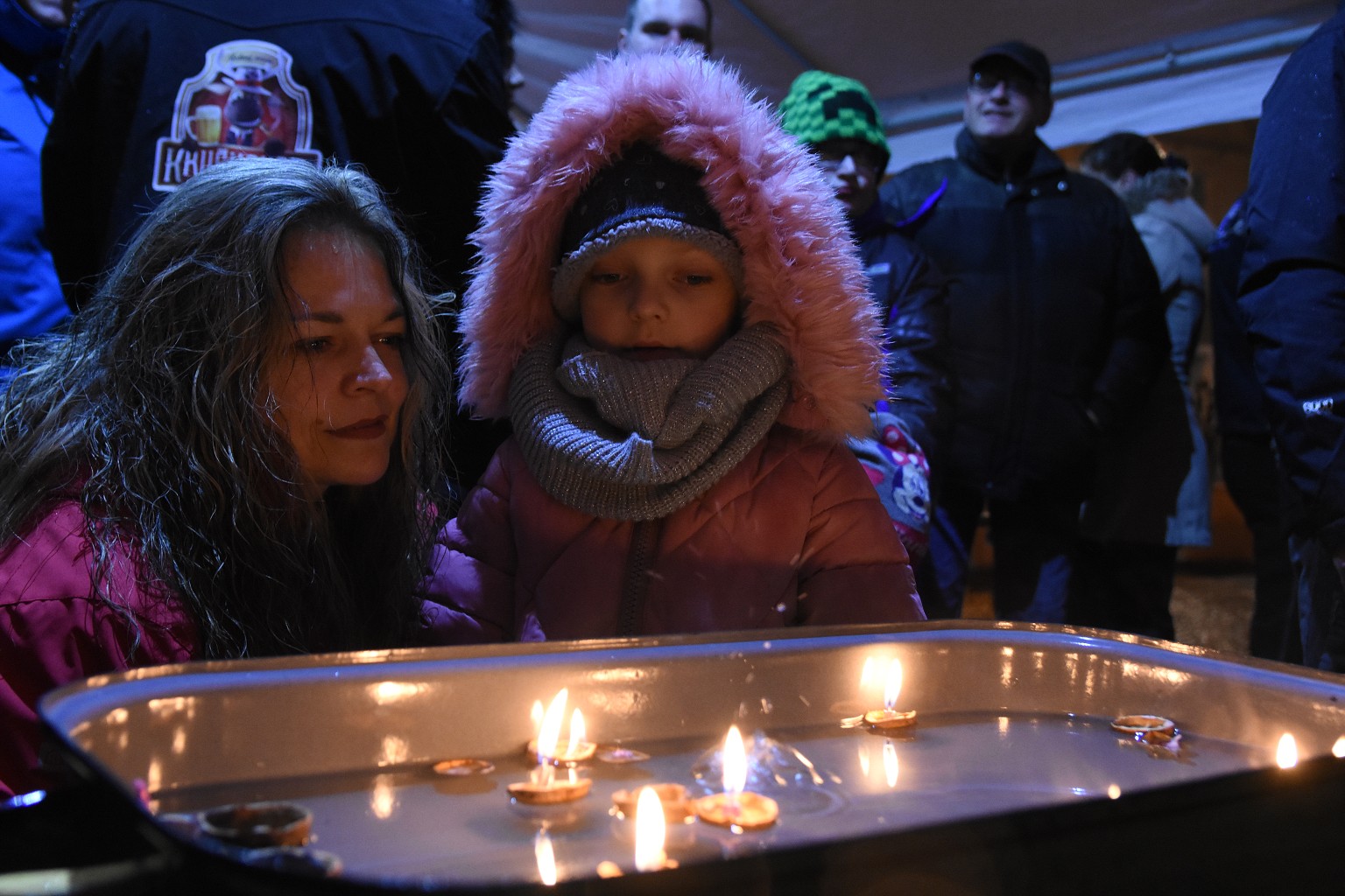 Rosvěcení vánočního stromu