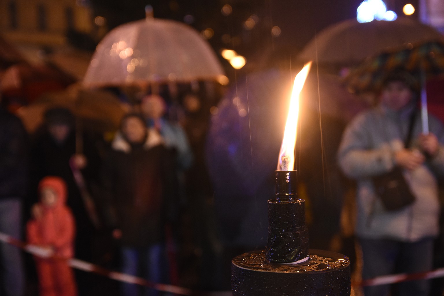 Rosvěcení vánočního stromu