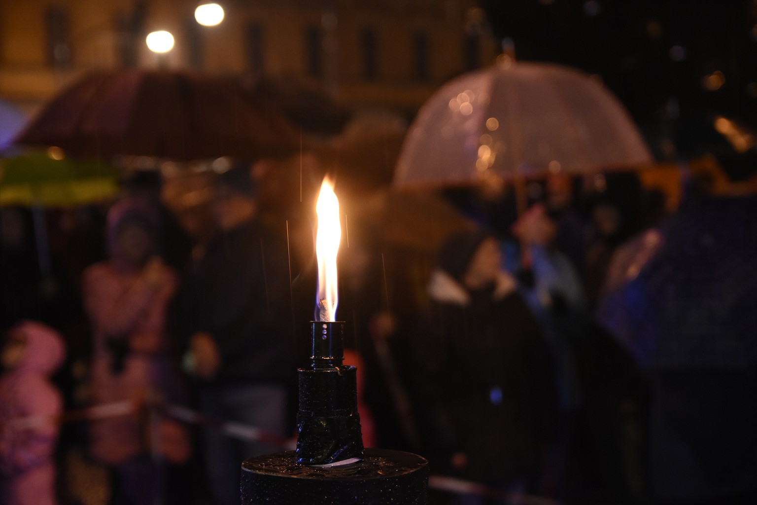 Rosvěcení vánočního stromu