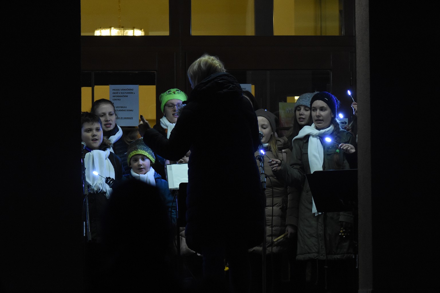 Rosvěcení vánočního stromu