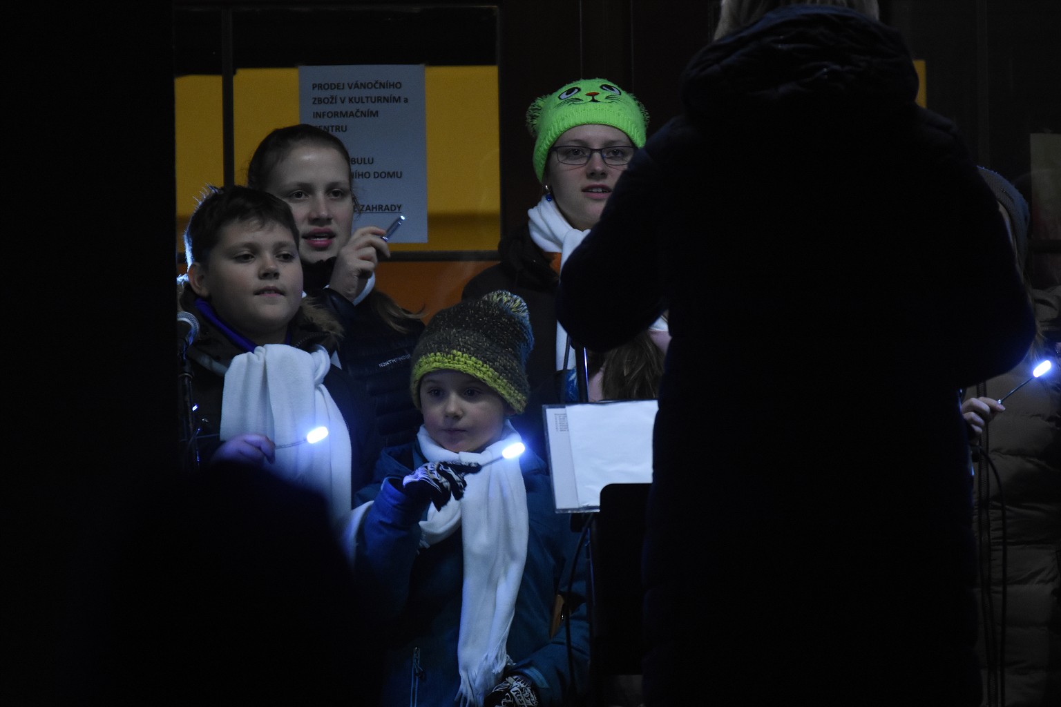 Rosvěcení vánočního stromu