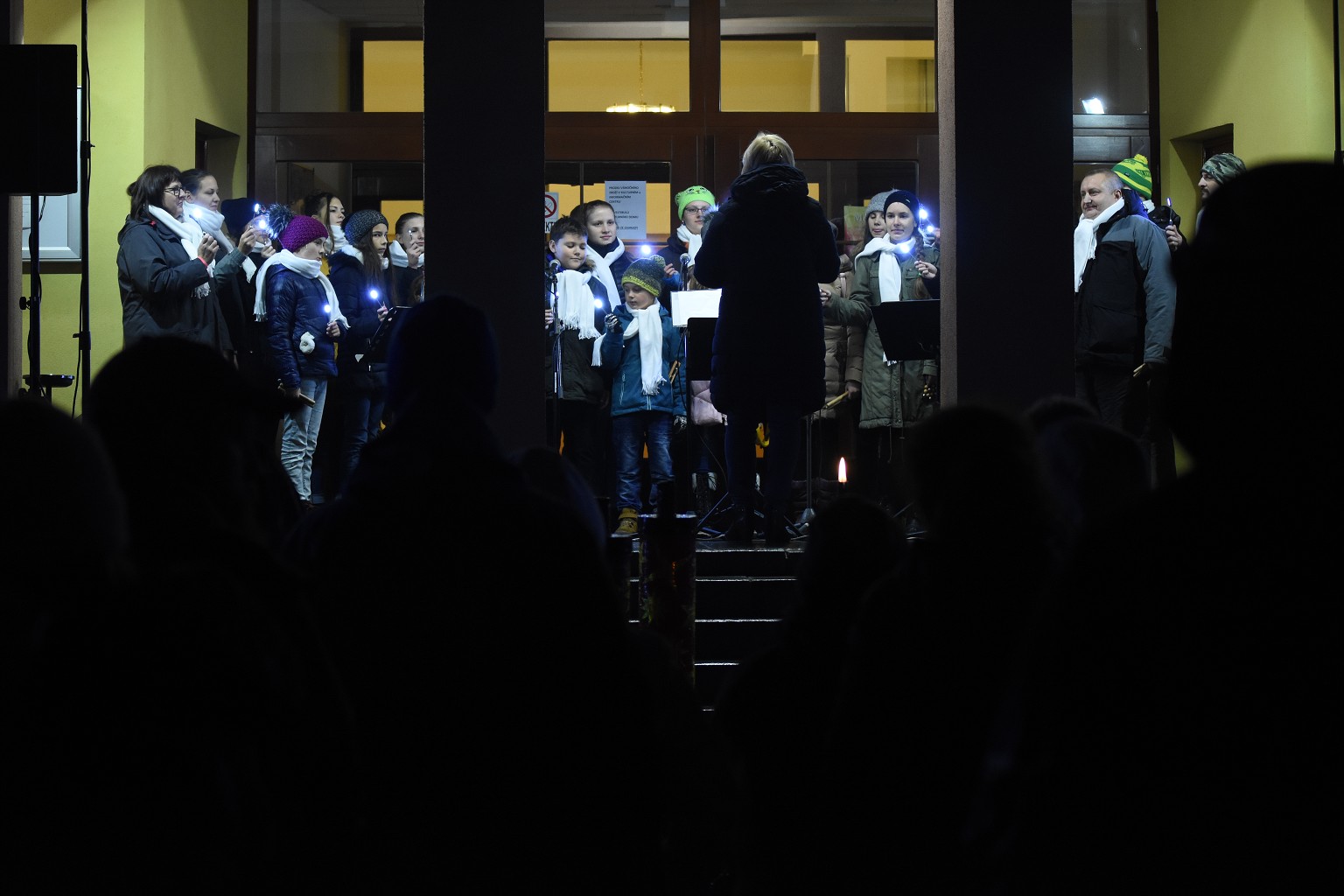 Rosvěcení vánočního stromu