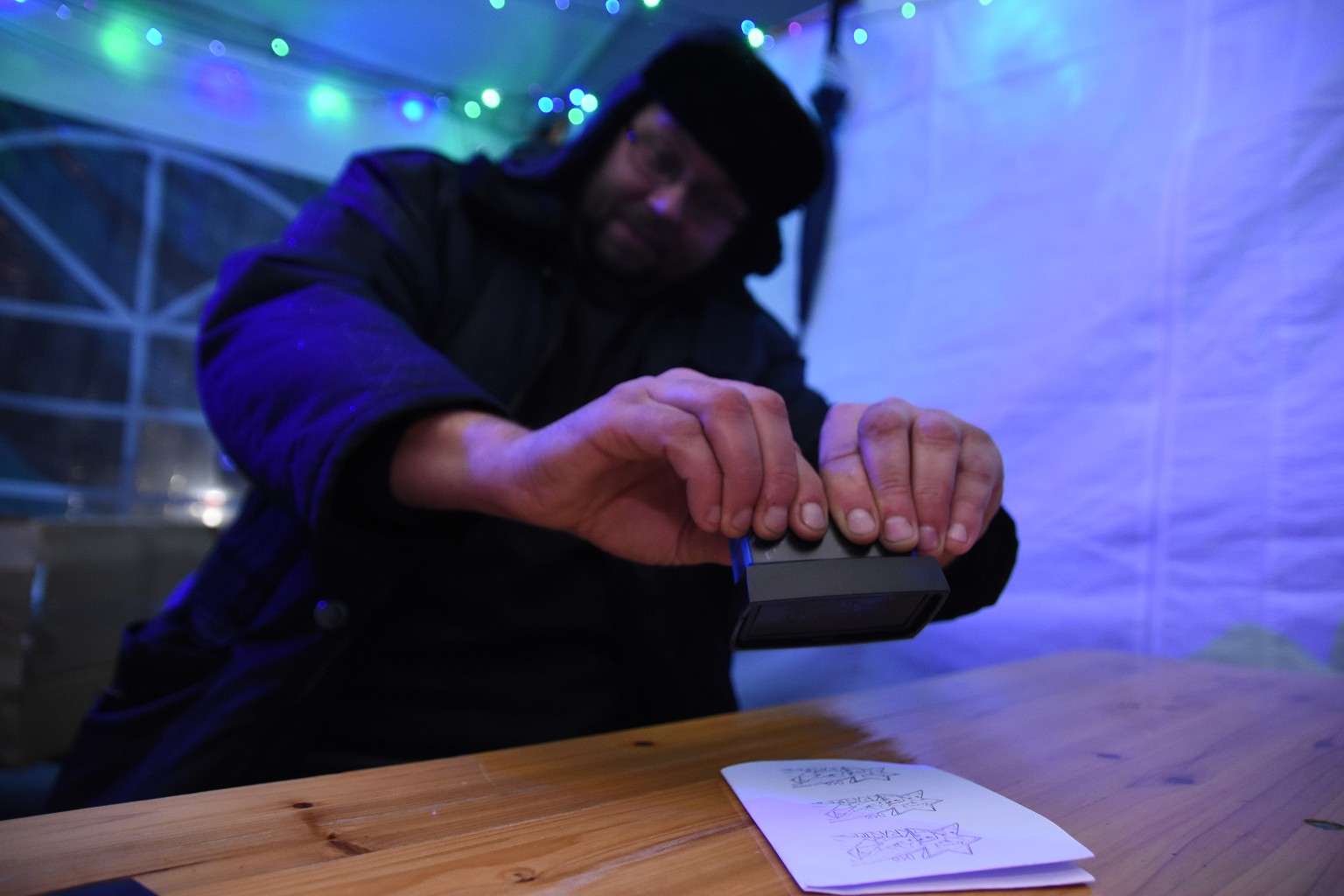 Rosvěcení vánočního stromu