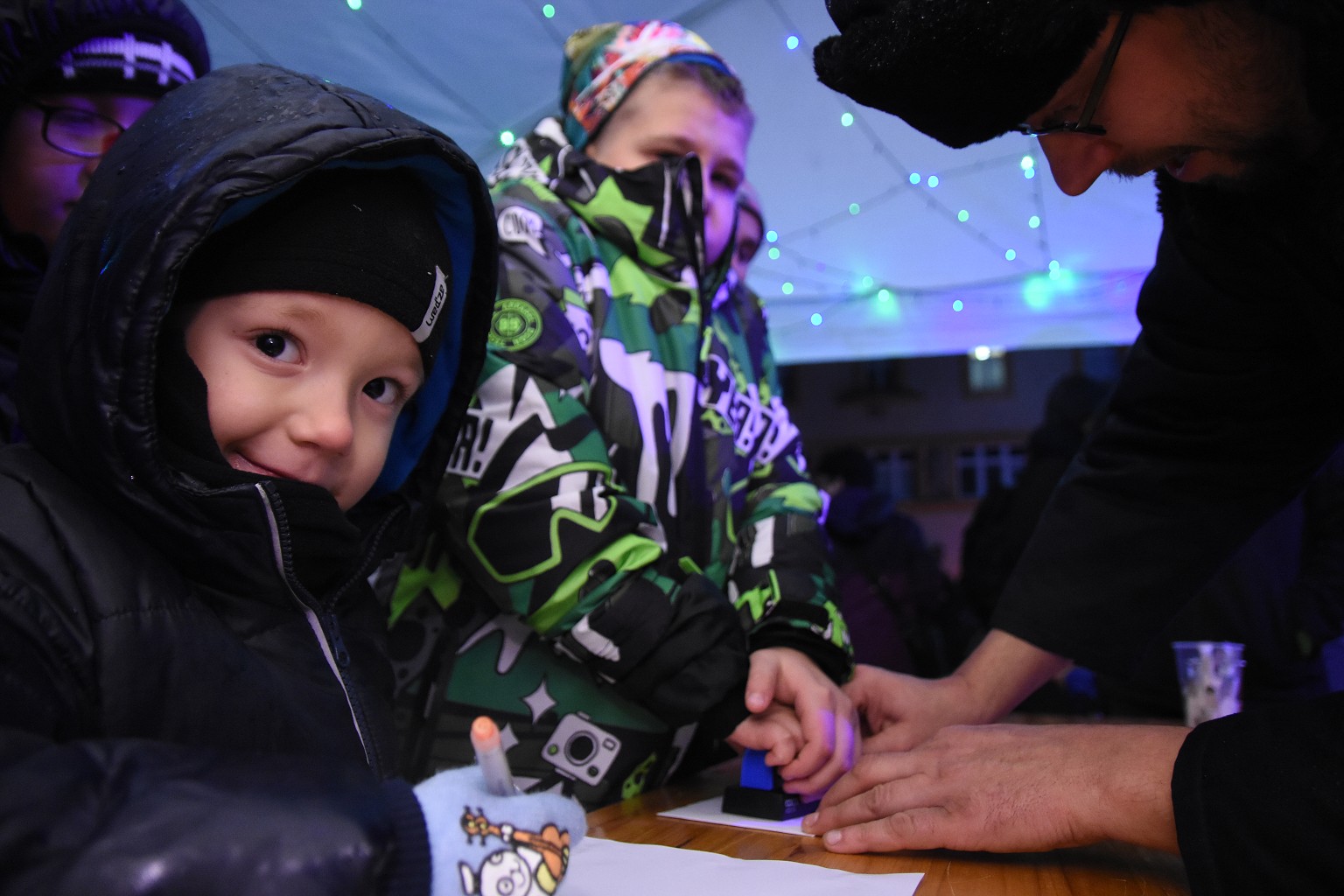 Rosvěcení vánočního stromu