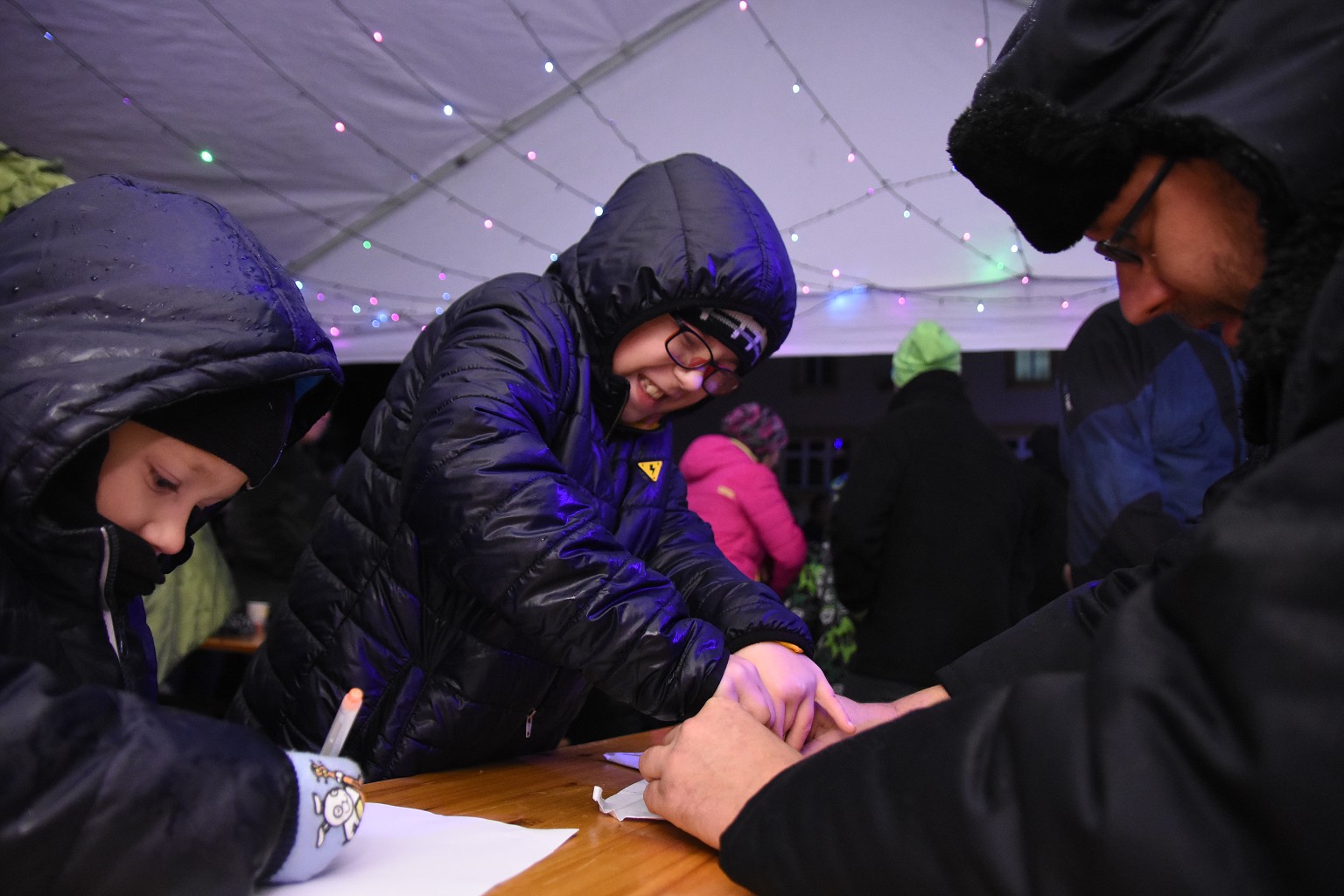 Rosvěcení vánočního stromu