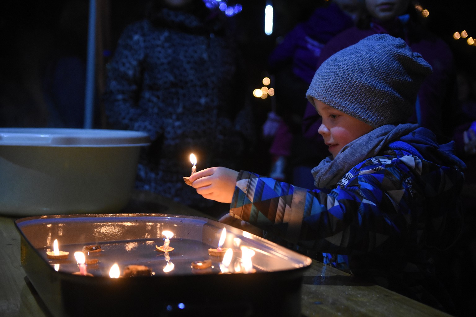 Rosvěcení vánočního stromu