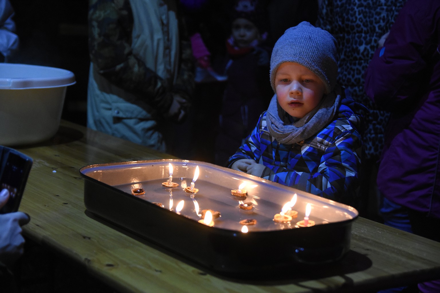 Rosvěcení vánočního stromu