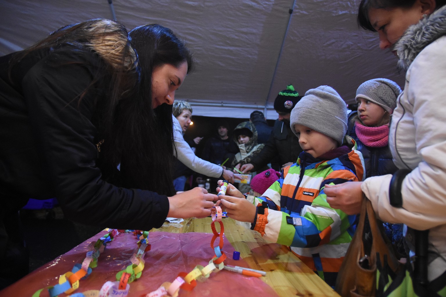 Rosvěcení vánočního stromu