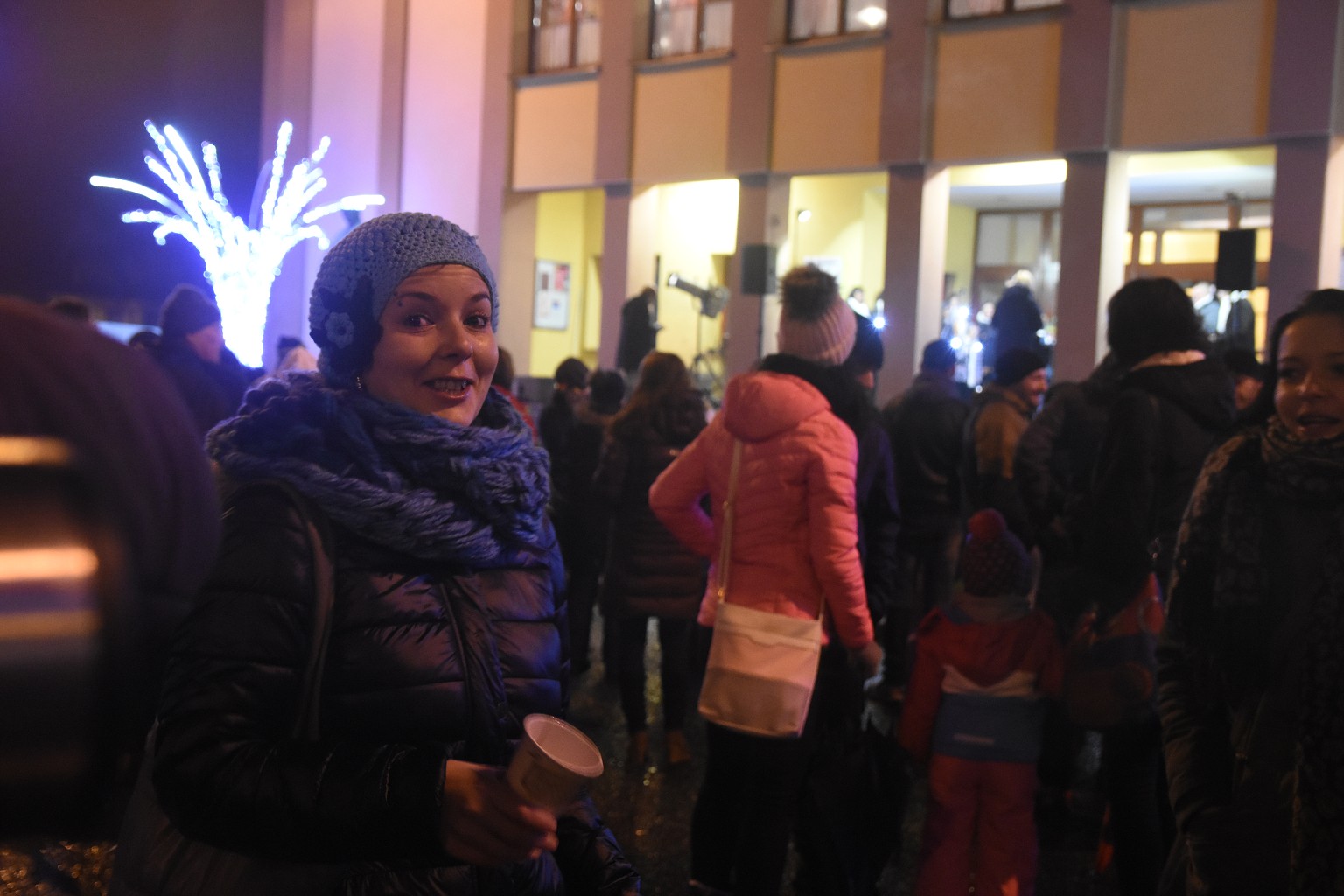 Rosvěcení vánočního stromu