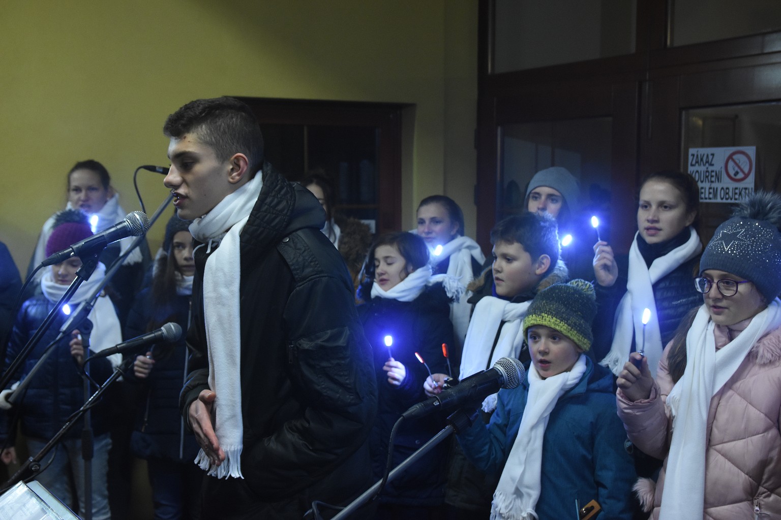 Rosvěcení vánočního stromu