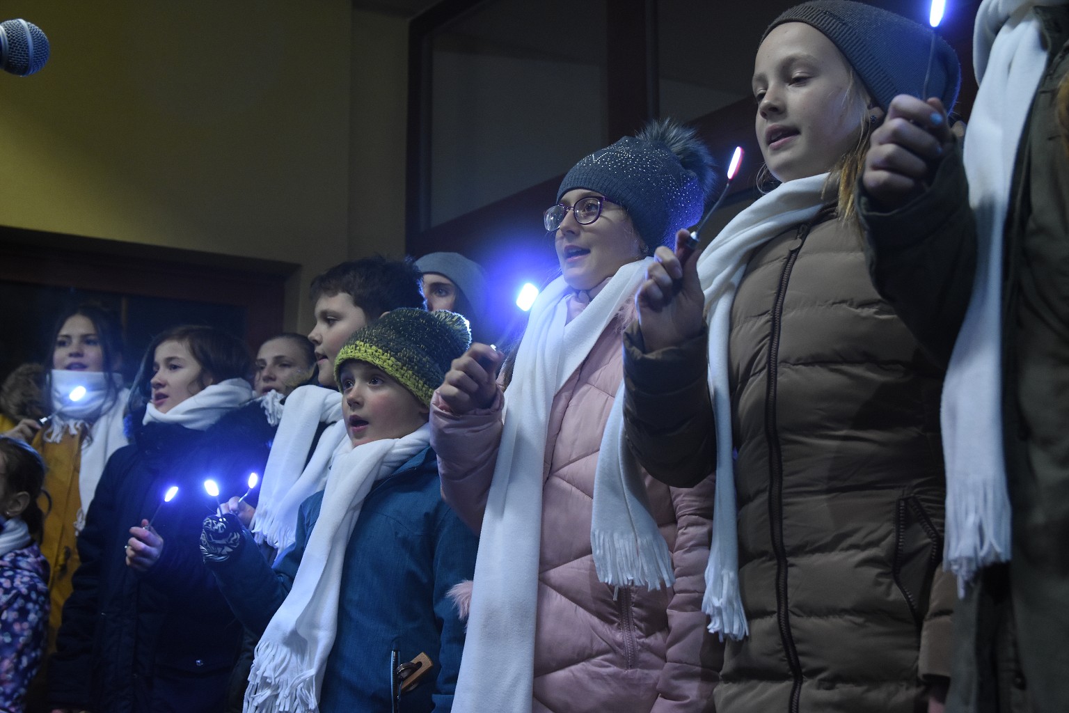 Rosvěcení vánočního stromu