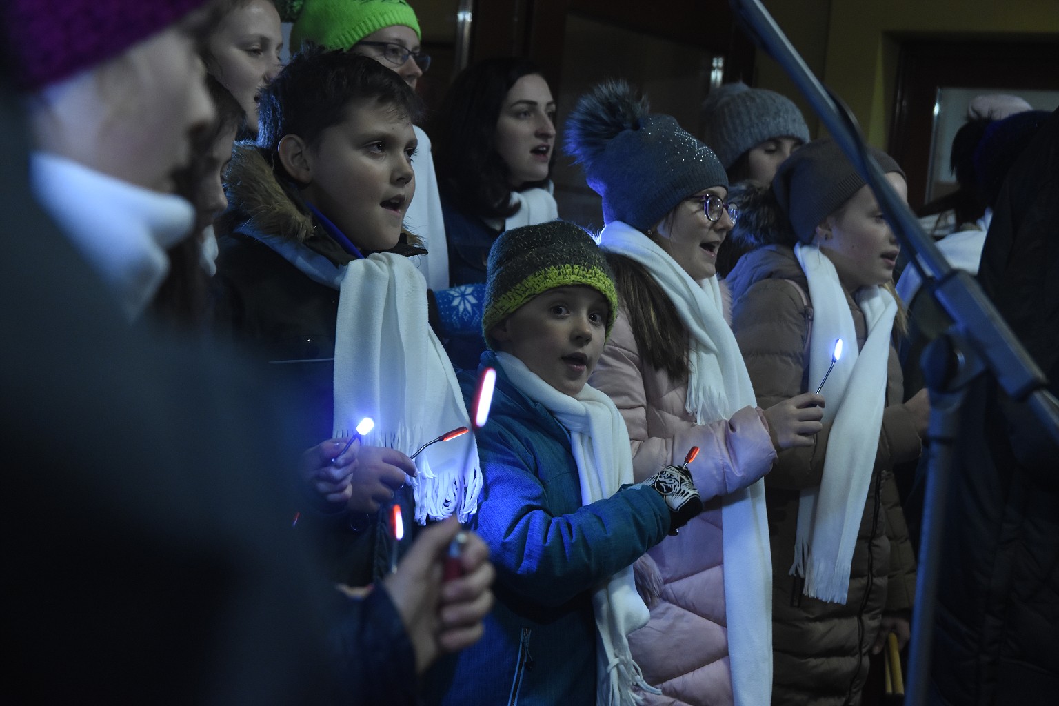 Rosvěcení vánočního stromu