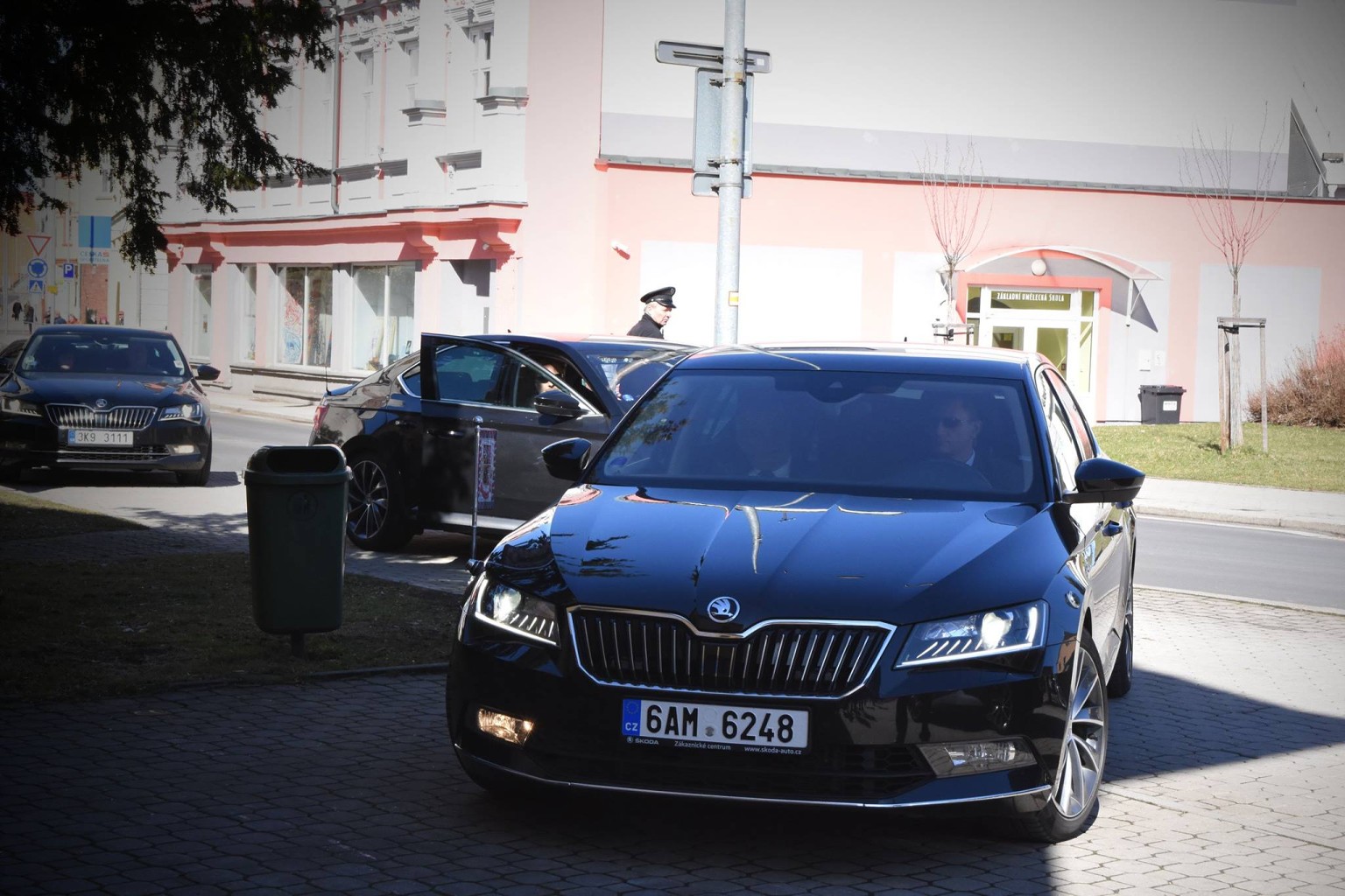 Návstěva Kraslic prezidentem Milošem Zemanem