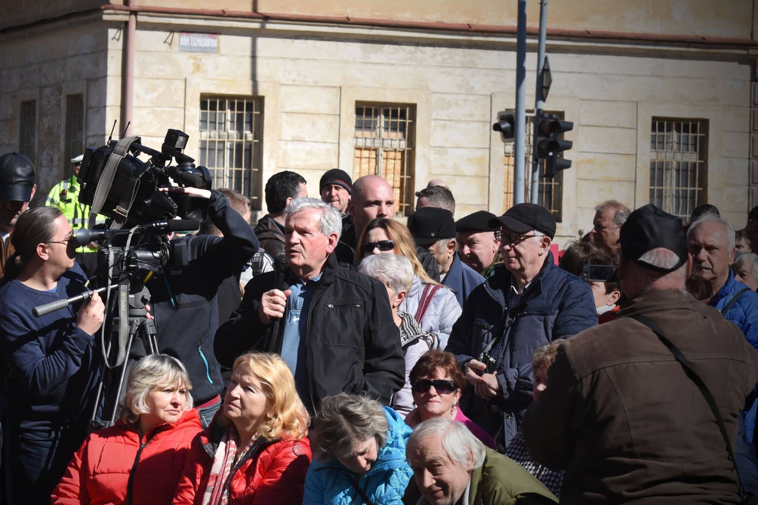 Návstěva Kraslic prezidentem Milošem Zemanem