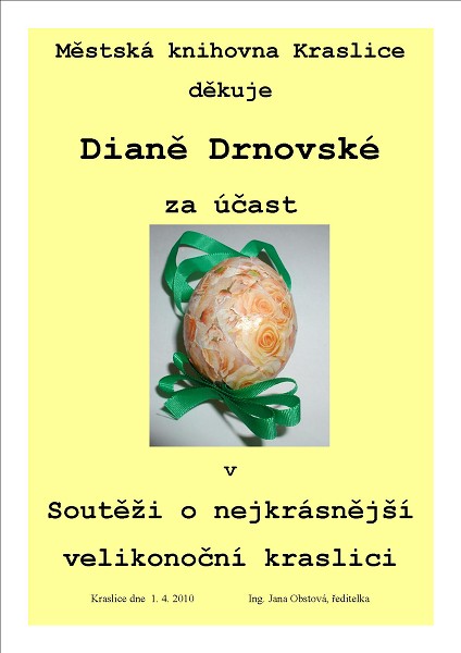 Městská knihovna Kraslice - Výstava výrobků přihlášených 