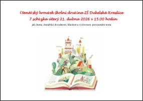 7. schůzka čtenářského kroužku