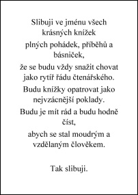 9. schůzka čtenářského kroužku