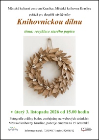 Dílna pro dospělé – Recyklace papíru