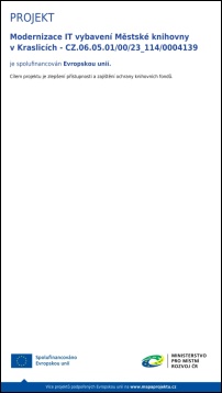 Projekt - Modernizace IT vybavení Městské knihovny v Kraslicích