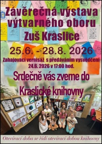 Závěrečná výstava výtvarného oboru ZUŠ Kraslice 2026
